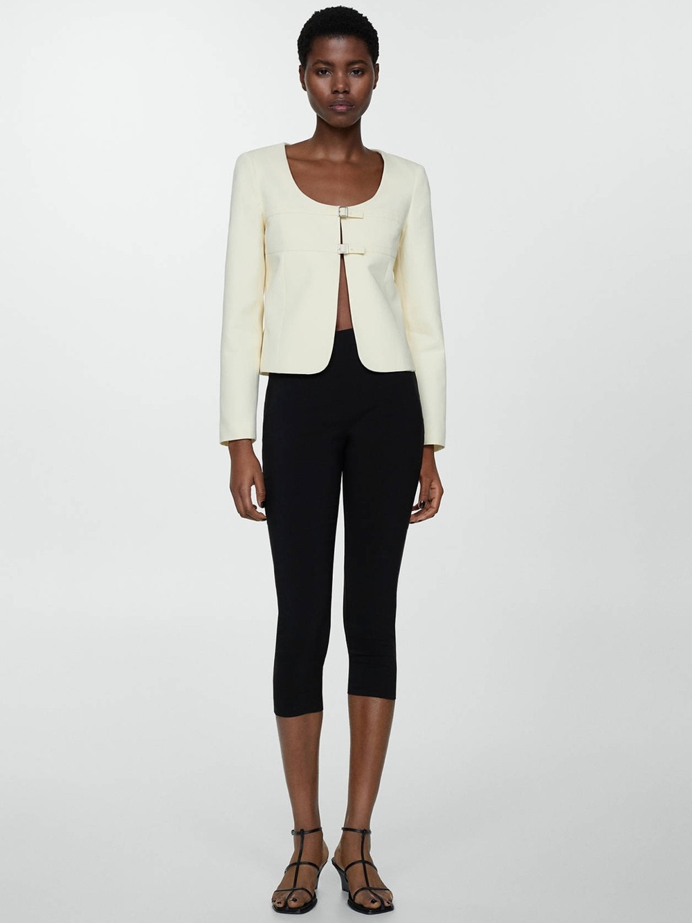 Mango Double-buckle jacket Small - Picture 2 of 7
